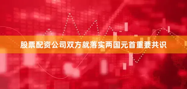 股票配资公司双方就落实两国元首重要共识