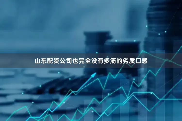 山东配资公司也完全没有多筋的劣质口感